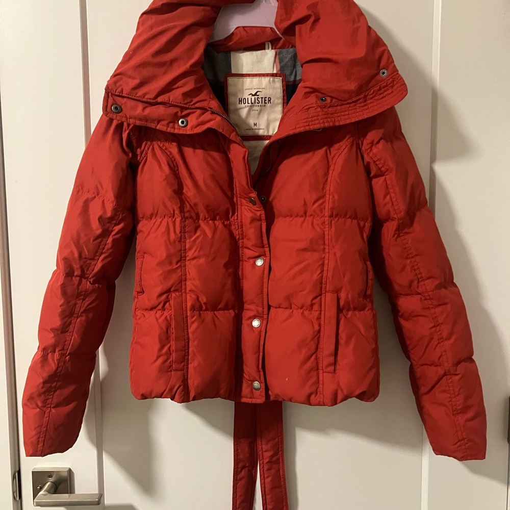 Hollister Vibrant Red Jacket